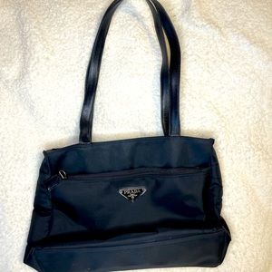 Black Prada Tote Bag